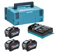 Makita Power Source Kit 3x BL 4050 F batería 40 V máx. 5,0 Ah XGT + cargador DC 40 RA + Makpac