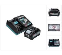 Makita Power Source Kit 40 V máx. con batería BL 4040 4,0 Ah XGT ( 191B26-6 ) + cargador rápido DC 40 RA XGT LXT ( 191E07-8 )