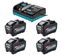 Makita Power Source Kit 4x BL 4050 F batería 40 V máx. 5,0 Ah XGT + cargador DC 40 RA