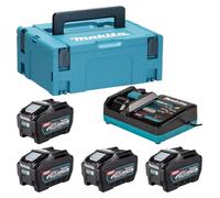 Makita Power Source Kit 4x BL 4050 F batería 40 V máx. 5,0 Ah XGT + cargador DC 40 RA + Makpac