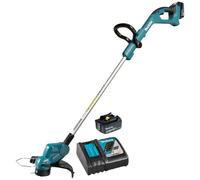 Makita - Recortadora AKU 18V, 26 cm de alcance, 1x batería 3,0 Ah LXT, cargador DUR193RF