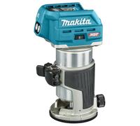 Makita RT001GZ 40v XGT - Recortadora inalámbrica de iones de litio de 6 mm/8 mm, sin escobillas, AWS, 31000 rpm sin batería ni cargador