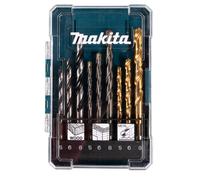 Makita-Set de brocas 9 pcs madera, metal y piedra