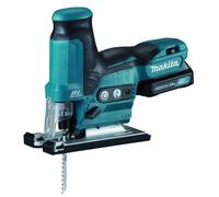 Makita - Sierra de calar a batería de 12V, 2x batería Li-ion CXT 2,0 Ah, cargador JV102DSAJ