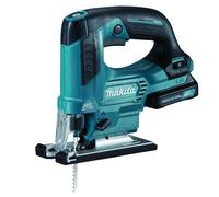 Makita - Sierra de calar a batería de 12V, 2x batería Li-ion CXT 2,0 Ah, cargador JV103DSAJ