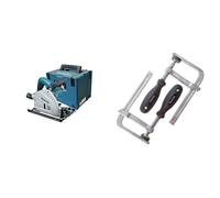 Makita SP6000J - Sierra de Incision 165 mm + 194385-5 - Mordaza para guía de carril para el modelo SP6000