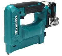 Makita ST113DSMJ - Grapadora de batería con batería 10,8 V/4,0 Ah, diseño corto, profundidad de impacto ajustable, con LED, ancho de grapa 10 mm