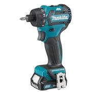 Makita Taladro atornillador 10,8 V 2,0 Ah 2 baterías Li-ion diámetro 21