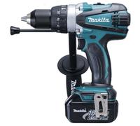 Makita - Taladro atornillador AKU de impacto 18V, 2x batería 5,0 Ah, cargador DHP458RTJ
