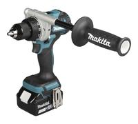 Makita Taladro percutor inalámbrico DHP492RTJ 18 V, 2 baterías 5,0 Li-Ion con cargador
