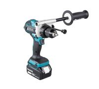 MAKITA - TALADRO COMBINADO MAKITA DHP486RTJ BL 18V 130NM 5.0AH DHP486RTJ + JUEGO PUNTAS + ADAPTADOR