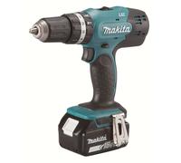 Makita - Taladro percutor 18V, 1 batería Li-Ion LXT 3,0 Ah, cargador incluido DHP453RFX8