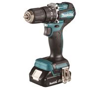 Makita - Taladro percutor a batería de 18V, 2x batería Li-ion LXT 2,0 Ah, cargador DHP487RAJ
