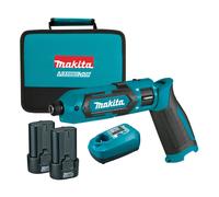Makita - Destornillador de impacto AKU TD022DSE - 7,2V, 2x batería Li-ion 1,5 Ah, cargador