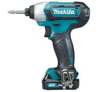 Makita TD110DSAE - Atornillador de impacto a bateria 10.8V litio-ion 2,0 Ah 110 Nm