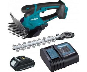 Makita - Tijeras cortacésped AKU 18V, 1x batería 1,5 Ah LXT, cargador DUM111SYX
