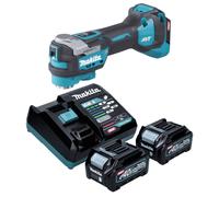Makita TM 001 GD201 Herramienta multifunción sin cable 40 V máx. Starlock Max Brushless + 2x batería recargable 2,5 Ah + cargador