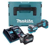 Makita TM 001 GT101 Herramienta multifunción sin cable 40 V máx. Starlock Max Brushless + 1x batería recargable 5,0 Ah + cargador + Makpac