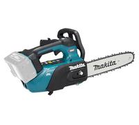 Sierra de cadena inalámbrica Makita, 40V, velocidad máxima de 24 m/s, longitud de espada de 25 cm