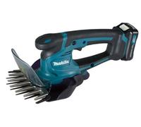Makita UM600DWAEX: Tijeras de césped inalámbricas de 16 cm, color y azul, con batería de litio (Li-Ion) de 18 voltios