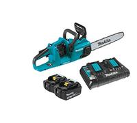 Makita XCU03PT 18V X2 (36V) LXT Litio-Ion sin escobillas (5.0Ah) Kit de Sierra de Cadena de 14", Color Verde Azulado