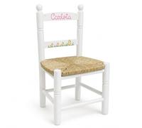 MAKONDO IMPORT-EXPORT Silla Infantil Personalizada 6 Colores 34X30X60 (Blanco)