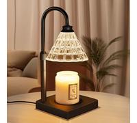 MAKYTWOW Lámpara calentadora de velas con regulador, temporizador de 2H/4H/8H, compatible con Yankee Candle Vela en tarro grande, regalo de decoración del hogar para ella, regalo de cumpleaños para
