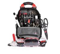 Malco HVACPRO2 Install & Service HVAC Pro Kit, 25 piezas con VETO® TECH PAC | Cortador de agujeros HC1, TurboShear®, sistema de controlador C-RHEX® completo | Corte, engarzado, fijación y diseño