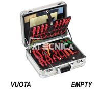 Maleta Herramienta Vacío de Aluminio Fervi 0681 Bolsa Puerta Instrumentos