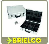 Perel maletín de herramientas de aluminio 457 x 330 x 152 mm con cerr