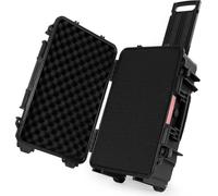 Maleta universal Wiltec de 54,5 x 32,4 x 21,5 cm, maleta de transporte impermeable con ruedas, maleta protectora fabricada en PP y fibra de vidrio, maleta con espuma de poliuretano expandido