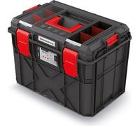 Maletín de herramientas Kistenberg con organizador en la tapa. Caja de herramientas con sistema de transporte. Dimensiones: 546 x 380 x 407 mm