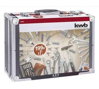 Maletín de herramientas kwb, completo con juego de herramientas de 199 piezas, resistente y de alta calidad