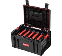 Maletín de herramientas modular con 5 organizadores, QBRICK PRO, 19 litros, con conectores laterales