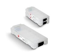 Maletín de surtido TOX L-BOXX Micro en juego, apilable y encajable con el sistema L-BOXX, divisible en 8 compartimentos, almacenamiento para tacos y tornillos, juego de 3 unidades, 094909144