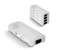 Maletín de surtido TOX L-BOXX Micro en juego, apilable y encajable con el sistema L-BOXX, divisible en 8 compartimentos, almacenamiento para tacos y tornillos, juego de 5 unidades, 094909145