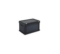 Maletín ESD de plástico capacidad 60 l, L x A x H exteriores 600 x 400 x 340 mm