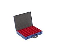 Maletín para piezas pequeñas con cajas insertables L x A 460 x 370 mm