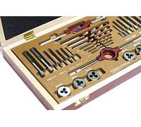 Maletín Tivoly 30 piezas 7 juegos de 2 machos + 7 puntas + 2 accesorios M3 a M12 + 7 brocas de metal Furius HSS