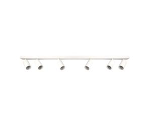 MALGA 6. Lámpara de techo blanca para montaje en superficie, 6 bombillas GU10, color blanco. Modelo: EDO777403, marca EDO Solutions
