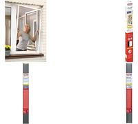 Malla anti-mosquitos tesa ALU COMFORT para ventanas, 1,40 m x 1,50 m