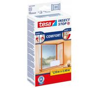Malla anti-mosquitos tesa COMFORT para ventanas de suelo a techo, color blanco