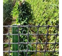 Malla de alambre negra en rollo for valla de jardín, plantas, verduras, flores, tela metálica de plástico, valla de seguridad for construcción(1x10m(3.3x32.8ft))