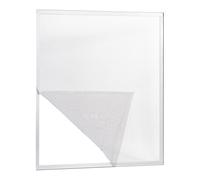 Malla mosquitera adhesiva blanca 130x240cm en 2 piezas de 65x240cm (in