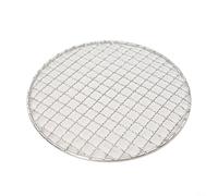 Malla redonda de acero inoxidable para parrilla de barbacoa, para parrilla de cocina, para estufa de camping y parrilla de carbón, rejilla de repuesto portátil para picnic al aire libre (20 cm)