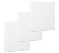 MALUGOGO 3 Piezas Tapa de Inspección de Pvc Sello que Previene Olores y Escapes Color Blanco para Tuberías de Drenaje y Fontanería Adecuado para Paredes y Techos