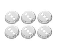 MALUGOGO 6 Piezas Juego de Accesorios de Baño en Acero Inoxidable Color Plata Montaje Estable y Superficie Lisa para Colgar Toallas y Portarrollos de Papel Higiénico en Baño