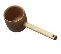 MALUGOGO Cucharón de Agua de Bambú Natural Gran Capacidad, Saludable y Conveniente, Diseño Simple Adecuado para Uso Doméstico en Cocina