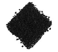 MALUGOGO Relleno de Caucho Negro Gránulos Seguros y Resistentes para Césped Artificial Bolsa de 1kg para Superficies Deportivas y Césped Atlético