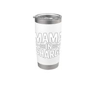 Mama In Charge Vaso térmico de acero inoxidable de doble pared